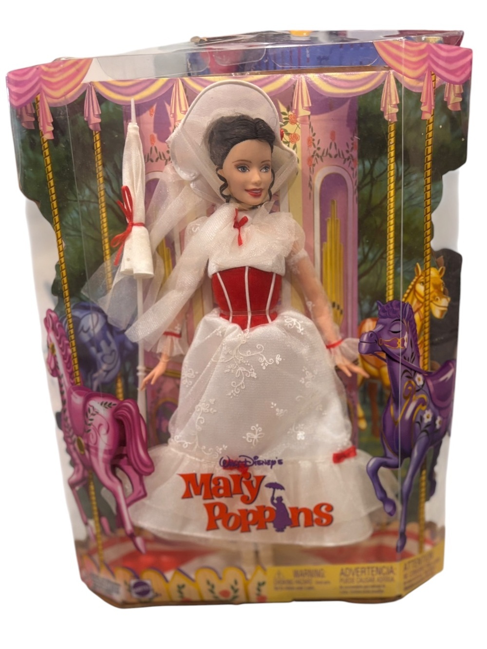 Vintage 2000 Mattel Disney Mary Poppins Jolly Holiday Doll in Box